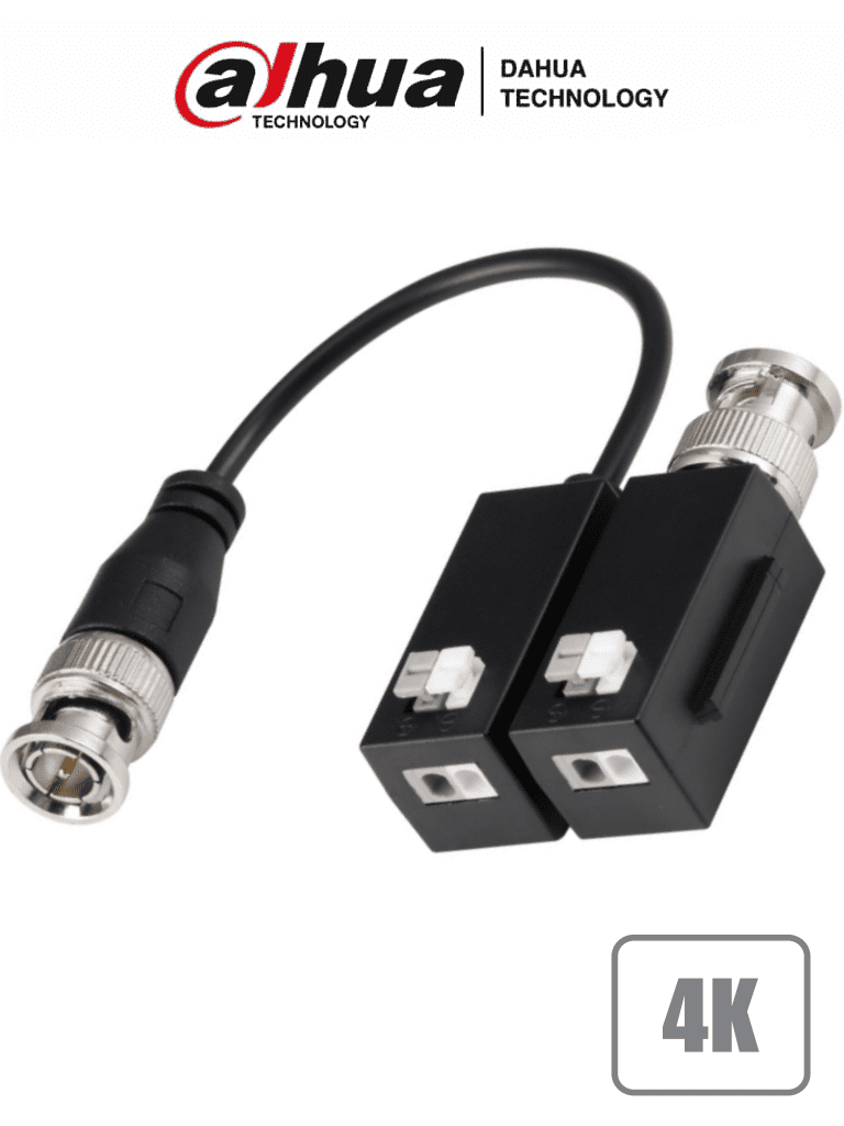 DAHUA PFM800B-4K - Transceptores pasivos 4K que transmiten video de hasta 8MP a 200 metros. Compatibles con resoluciones 720P, 1080P, 4MP, 5MP y 4K en formatos HDCVI, TVI, AHD y CVBS. Ideales para vigilancia en alta resolución y largas distancias. DAHUA PFM800B-4K - Transceptores pasivos 4K que transmiten video de hasta 8MP a 200 metros. Compatibles con resoluciones 720P, 1080P, 4MP, 5MP y 4K en formatos HDCVI, TVI, AHD y CVBS. Ideales para vigilancia en alta resolución y largas distancias.